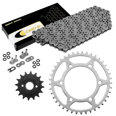 Kit de cadena de transmisión y piñones de junta tórica para Kawasaki ZR550B Zephyr 550 1990-1994 Foto 1 de 4