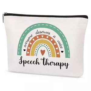 Speech Therapy Gifts Makeup Bag, Slp Gifts, Occupational Therapy Gifts, Speec... - Picture 1 of 7