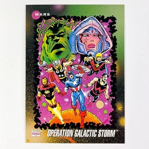 Marvel Impel 1992 Operation Galactic Storm Wars Card 186 Series 3 MCU Avengers - Picture 1 of 2