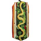 Scoochie Pet Products Hot Dog Toy 7 Inch Scoochzilla Tough Toy for Dogs Squeaks