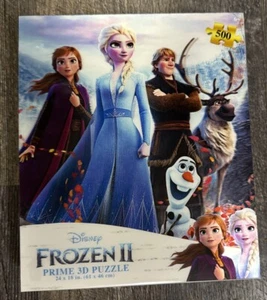 Disney FROZEN II 3D Puzzle 500 Pieces 24 X 18 In Prime 3D New & Sealed👍 - Picture 1 of 2