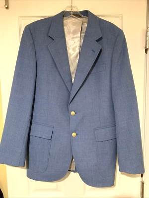 Blazer Abrigo Deportivo DE COLECCIÓN English Manor Azul Sintético Mezcla Poliéster - 37R Foto 1 de 4