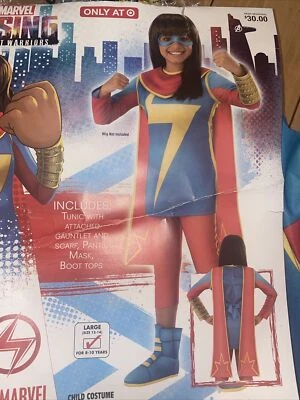 Marvel Rising Girls Ms. Marvel Secret Warriors Blue & Red Halloween Costume - Image 1 of 4