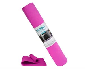 Fitnessmatte Übungsmatte Yogamatte Turnen Pilates Jogamatte, Rosa 188x61cm *NEU* - Picture 1 of 1