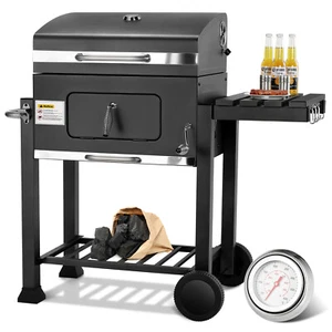Parrilla de carbón XXL BBQ Grill Smoker Parrilla de pie Carro de barbacoa Carbón Parrilla de jardín - Imagen 1 de 8