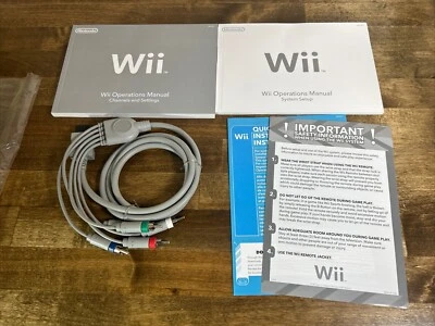 Psyclone Nintendo Wii HD Component Cable Cord Wii Operations & Systems Manual - Image 1 of 4