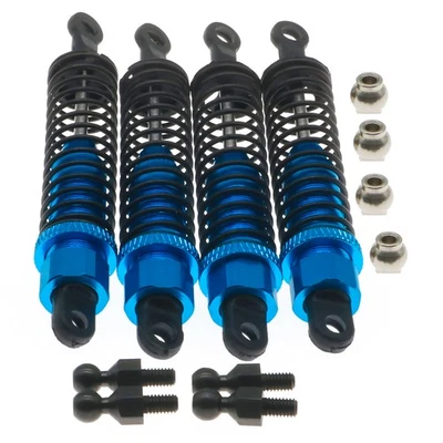 4pcs Front Rear Shock Absorber Dark Blue 68126 For ECX 1-12 Barrage 1-18 Temper - Image 1 of 4