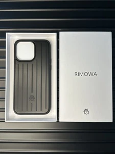 RIMOWA iPhone 15 PRO MAX Etui/etui na telefon komórkowy (czarne/aluminium) FABRYCZNIE NOWE 🆕 - Zdjęcie 1 z 3