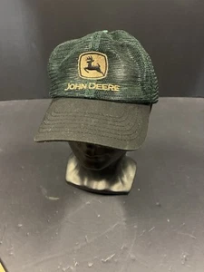 John Deere Dark Green All Mesh Snapback Farm Tractor Hat (K Products) - Picture 1 of 13