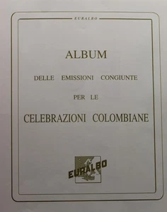 album francobolli emissione congiunta euroalbo zeus celebrazioni colombiane - Picture 1 of 15