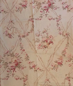 American Folk And Fabric Ribbons And Roses Fabric - 21" x 60" - New - Picture 1 of 1