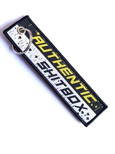 NEW Jet Tag Key Chain "Authentic S#!t Box" Car Guy - Keychain Cars Trucks Gift - Picture 1 of 1