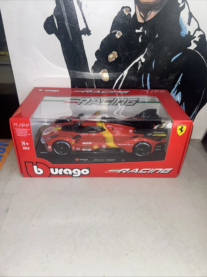 Ferrari 499P fundido Bburago 24 horas Le Mans 1/24 - Imagem 1 de 1