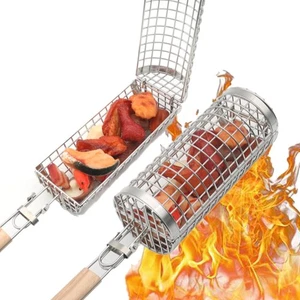 2025 Upgraded Nesting Grill Basket, Grilling gifts for Father Dad Husband Men... - Bild 1 von 6