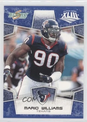 2008 Score Factory Set Blue Mario Williams #124 - Image 1 of 2