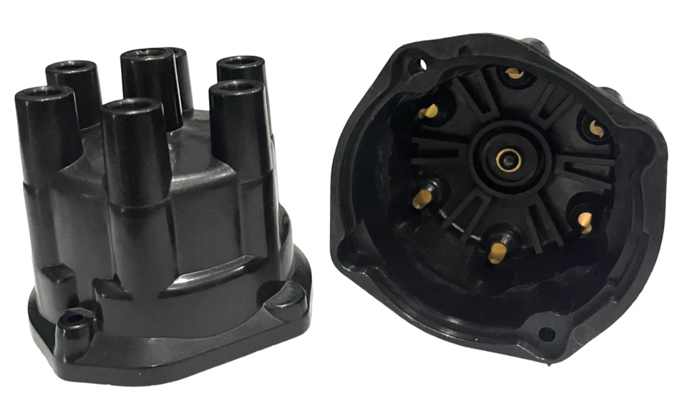Par de tapas de distribuidor para AMC Buick Checker Chevrolet GMC Jeep 1964-1974 DR438 Foto 1 de 4