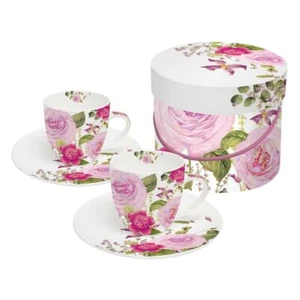 PPD Princess Rose Espressotassen Tasse Kaffee Becher Untere 4-tlg. Weiß Bunt 100 - Bild 1 von 1