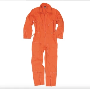 Ejército Alemán BW Bundeswehr Mecánico de Vuelo Militar Petrolero Mono Naranja - Imagen 1 de 1