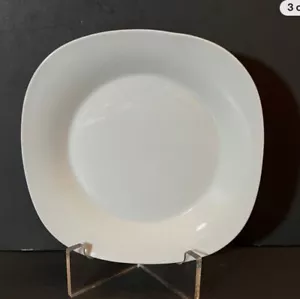 8 CRATE & BARREL MAXIE White Square Round Corners BREAD APPETIZER PLATES - Picture 1 of 4