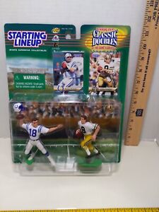 Kenner Starting Lineup CLASSIC DOUBLES Peyton Manning & Archie Manning 1999