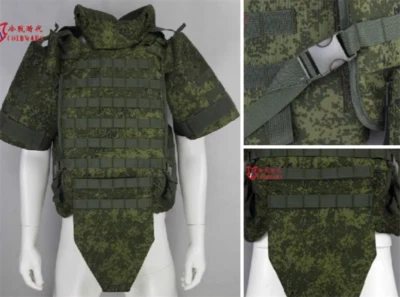 Replica Russian 6b45 Tactical Vest Combat Gear Shoulder/Crotch Protective Set - Image 1 of 4
