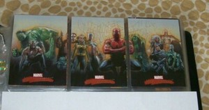 INSERT SET: Marvel Masterpieces 2007 Drew Struzan 1-3