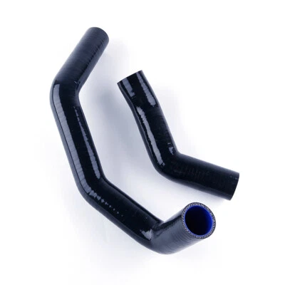 Fit 1986-1991 90 Mazda RX-7 RX7 S4 S5 FC3S 1.3L Silicone Radiator Hose Kit Black - Image 1 of 4