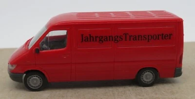 Rara Herpa Ho 1/87 Furgone Vintage MB T1N Società Jahrgangs Transporter - Immagine 1 di 4