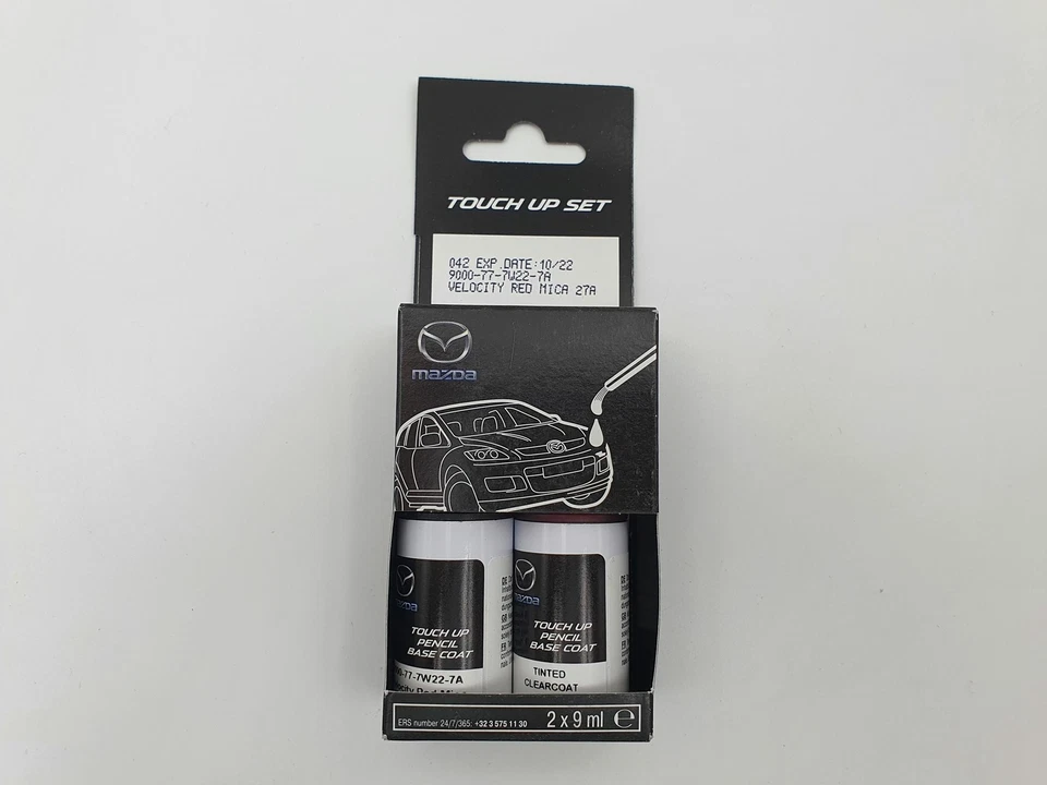 Kit de pincel de retoque original Mazda Velocity Red Mica 7A OEM part - Imagem 1 de 1
