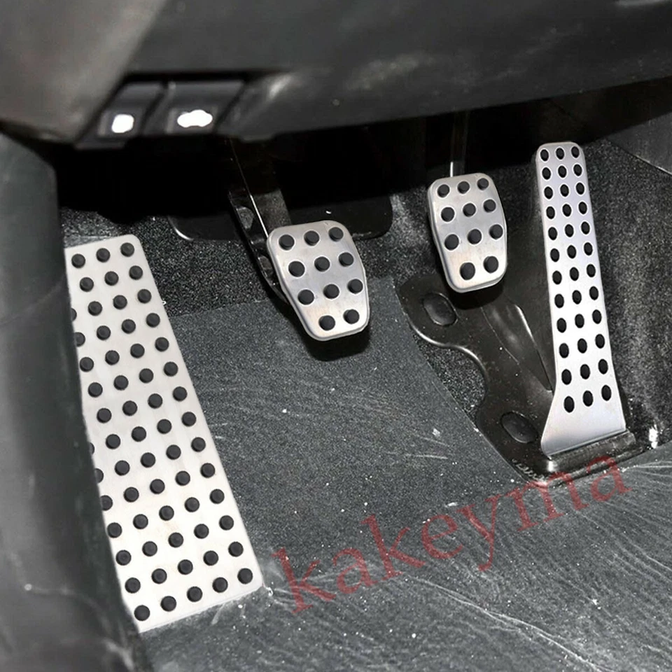 Tampa de pedal de apoio para os pés freio embreagem gás antiderrapante aço para Mazda 2 3 6 CX3 CX5 TC - Imagem 1 de 4