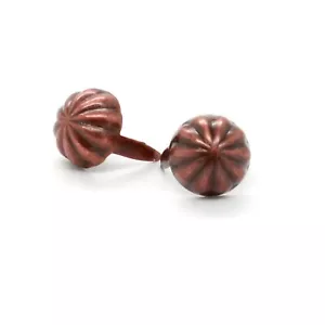 Antique Copper Parachute 3/8" Diameter Nailhead Spots 100 pk NH201-10 - Picture 1 of 1