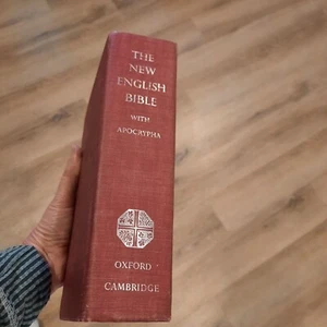The New English Bible With Apocrypha 1970 Oxford Cambridge Second Edition HC Vtg - Picture 1 of 7