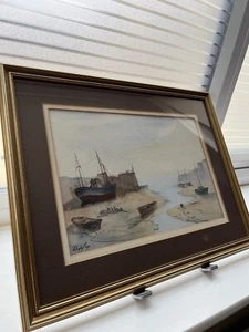 Digby Page Watercolour Professionally Framed Painting - Picture 1 of 4