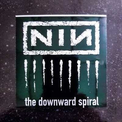 Nine Inch Nails Spiral 4 x 4" Waterproof Vinyl Sticker Decal [💪 HQ Durability!]