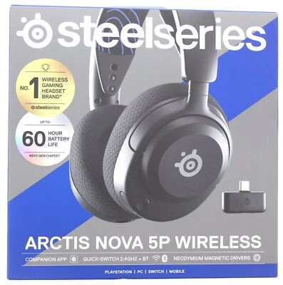 Steelseries Arctis Nova 5P Wireless Headset for Playstation,PC,Switch,Mobile  - Image 1 of 4