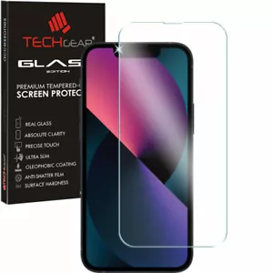 Protezione schermo originale TECHGEAR VETRO TEMPERATO per Apple iPhone 16e, iPhone 14 - Foto 1 di 10