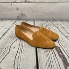 J. CREW Shoes Womens Size 7.5 Smoking Slippers Loafers in Suede Roasted Cider