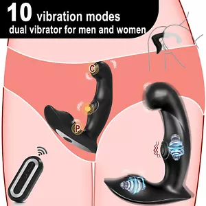 Analstecker Vibrator Prostata Massagegerät Dildo Sexspielzeug für Männer Frauen - Bild 1 von 24