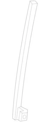 Marco de pasaporte genuino Honda 2016-2021, centro de puerta delantera L (inferior) 72271-TG7-A01 Foto 1 de 2