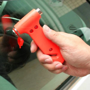 Herramienta cortadora de cinturón de seguridad de ventana de coche martillo salvavidas de emergencia duradera - Imagen 1 de 9