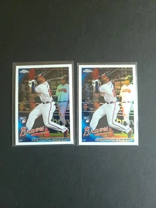 (2) 2010 Topps Chrome Refractor #174 Jason Heyward RC Rookie Braves Cubs - Picture 1 of 3