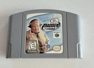 Madden NFL 2000 (Nintendo 64, 1999) N64 CARTRIDGE ONLY - Picture 1 of 2