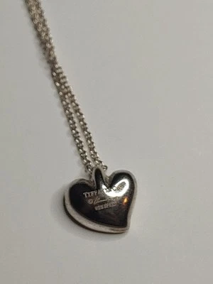 Collar Colgante Corazón Tiffany & Co. Elsa Peretti 16" Plata 925 con Bolsa y Caja Foto 1 de 4