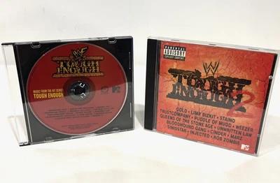WWF WWE TOUGH ENOUGH & TOUGH ENOUGH 2 MUSIC FROM THE HIT SERIES CD SOUNDTRACK - Image 1 of 4