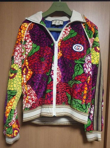 Giacca Gucci Ken Scott Velour Zip Up S Uomo Street Style Usata Ottima