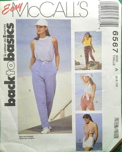 McCall's 6567 Size 6-8-10 Easy Pull-on Pants - Picture 1 of 3