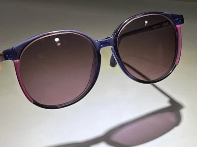 Monturas de gafas Silhouette vintage M1159 C2819 azul púrpura rosa redondo Austria Foto 1 de 4