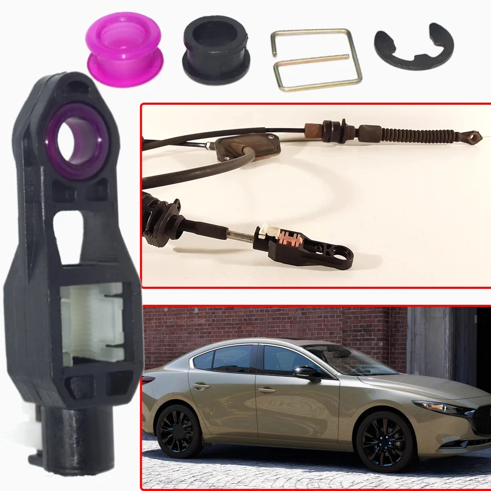 For Mazda 6 2.2 Gear Shifter Lever Selector End Rod Connect Bushing 2002 - 2024 Foto 1 de 4