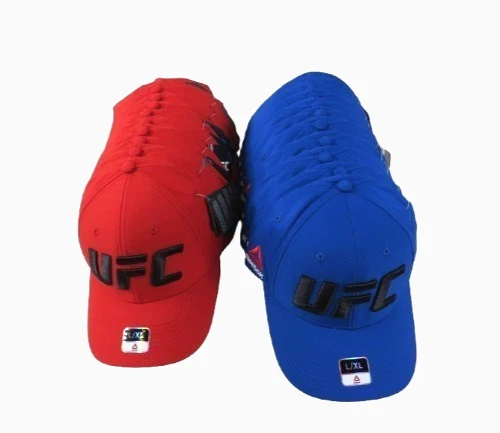 20X SOMBRERO ESTRUCTURADO UFC REEBOK AZUL Y ROJO BORDADO LOGOTIPO UFC FLEX TALLA L/XL NUEVO CON ETIQUETAS Foto 1 de 4