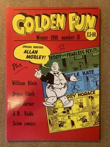 Golden Fun #18 Winter 1988 Excellent Con. Allan Morley, James Clark, Scion - Imagen 1 de 17